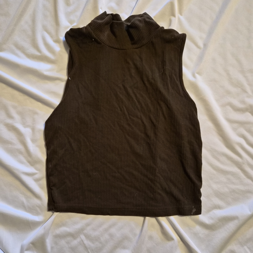 Fashion Brand Company Mock Turtleneck Croptop L
